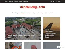 Tablet Screenshot of dananwahyu.com